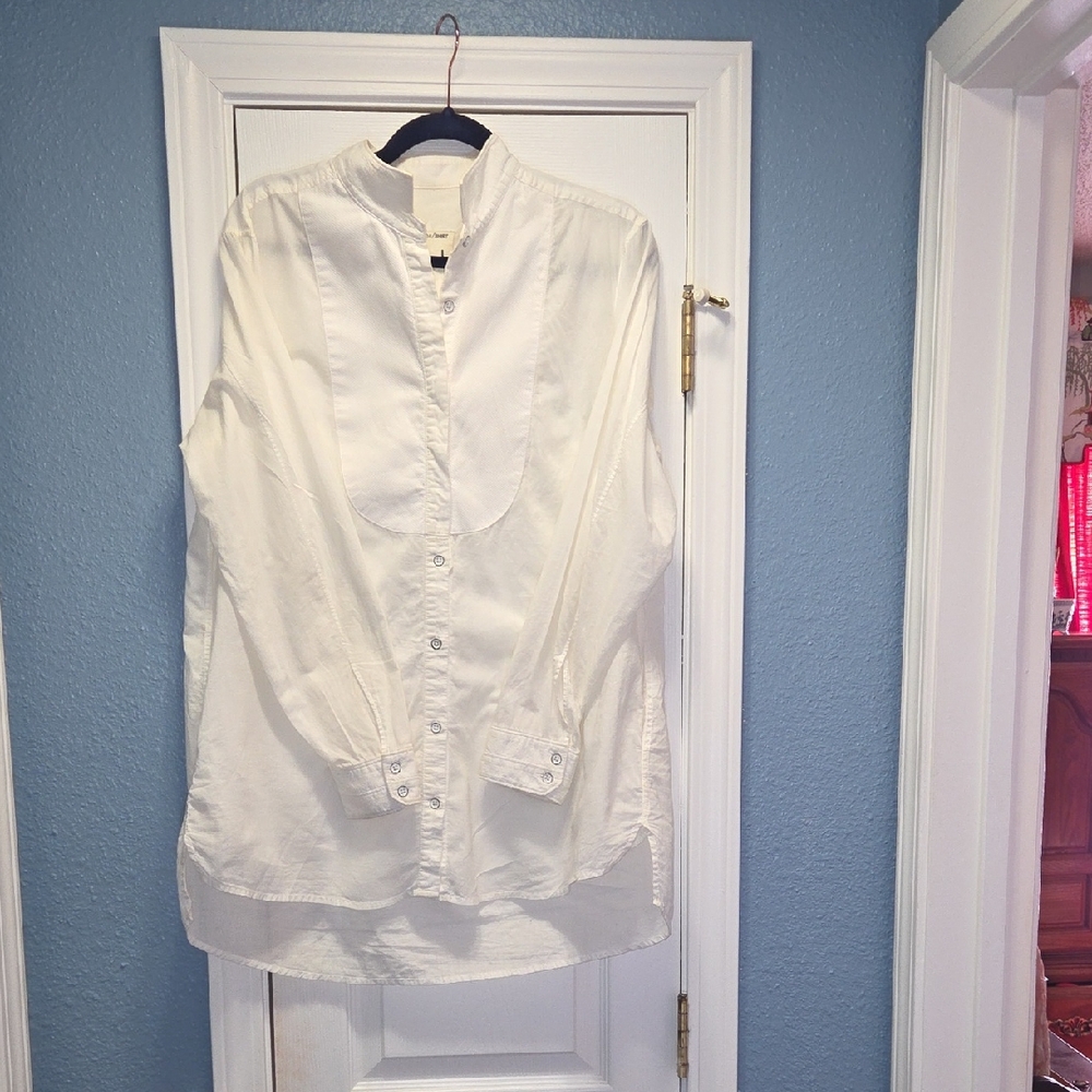 rag & bone Tuxedo Front Tunic or Shirt Dress Size L